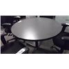 Image 1 : GREY 42" ROUND CONFERENCE TABLE