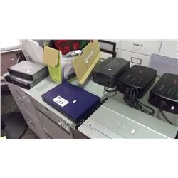 LOT OF NETWORK PORTS AND 3 APC BATTERY BACKUPS