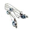 Image 1 : Blue Topaz Earrings