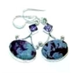 Jasper & Amethyst Earrings
