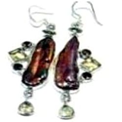 Biwa Pearl & Mixed Stones Earrings