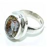 Image 1 : Silver and Mystic Topaz Ring