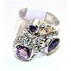 Image 1 : Silver and Mystic Topaz Ring