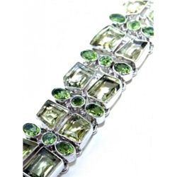 Lemon Quartz & Peridot Bracelet