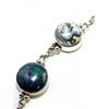 Image 1 : Azurite & Abalone Shell Bracelet