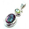 Image 1 : Mystic Topaz & Peridot Pendant