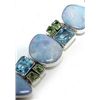 Image 1 : Fire Opal, Peridot and Blue Topaz Bracelet