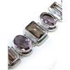 Image 1 : Smokey Quartz and Pink Amethyst Bracelet