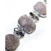 Image 1 : Rough Amethyst amd Faceted Amethyst Bracelet