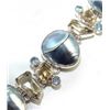 Image 1 : Nautilus Shell, Citrine and Blue Topaz Bracelet