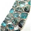 Image 1 : Seraphinite and Blue Quartz Bracelet