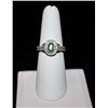 Image 1 : 14K GOLD RING WITH EMERALD AND DIAMOND