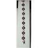 Image 1 : SILVER BRACELET WITH WHITE SAPPHIRES AND TOURMALINE