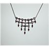 Image 2 : 18K GOLD DIAMOND AND RUBY NECKLACE