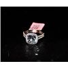 Image 3 : 14K GOLD DIAMOND AND AQUAMARINE RING