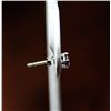 Image 3 : SILVER AND TOURMALINE EARRING