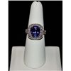 Image 1 : 14K GOLD RING WITH TANZANITE AND DIAMOND