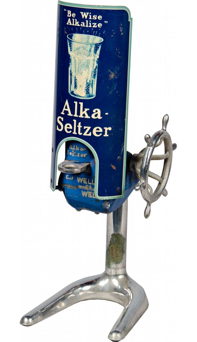 Vintage AlkaSeltzer Countertop Dispenser