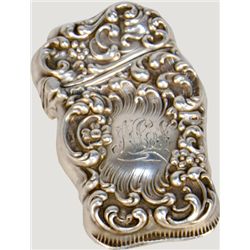 Fancy Embossed Unger Brothers Sterling Silver Victorian