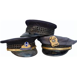 Lot Of 3 Misc. Uniform Hats: