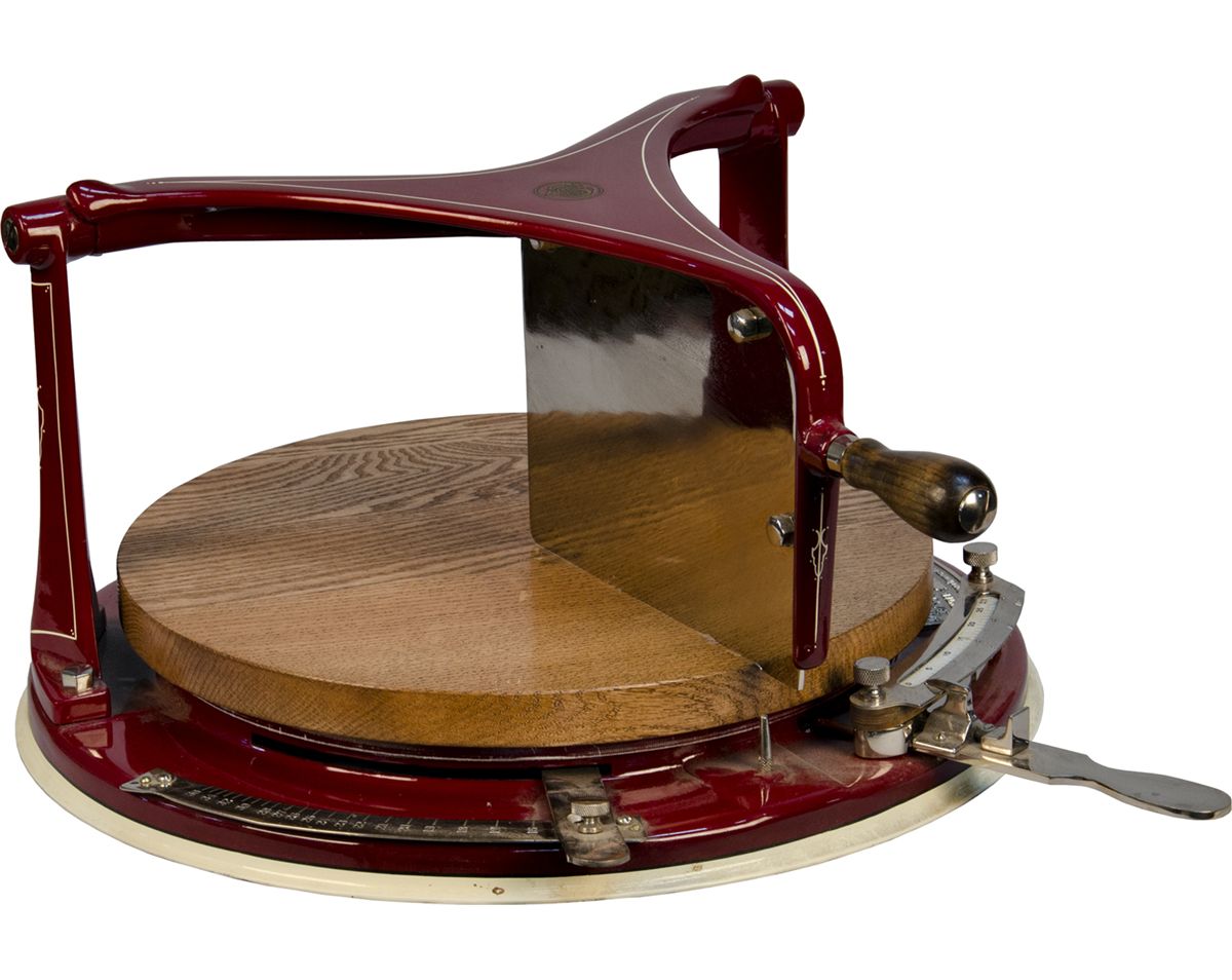 "The Templeton" Circular Countertop Cheese Cutter w/ Wo
