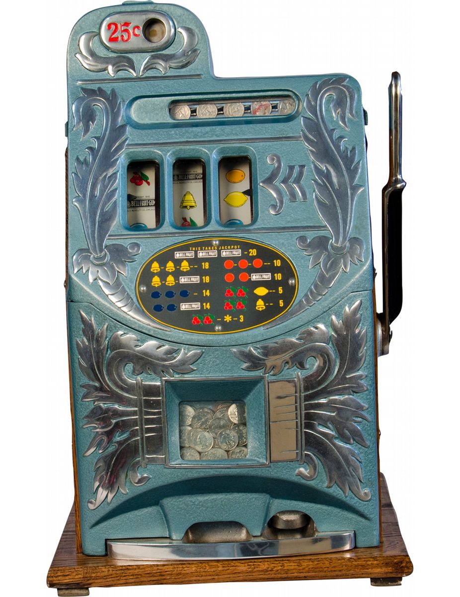 25 Cent Mills Novelty Extra Bell Slot Machine