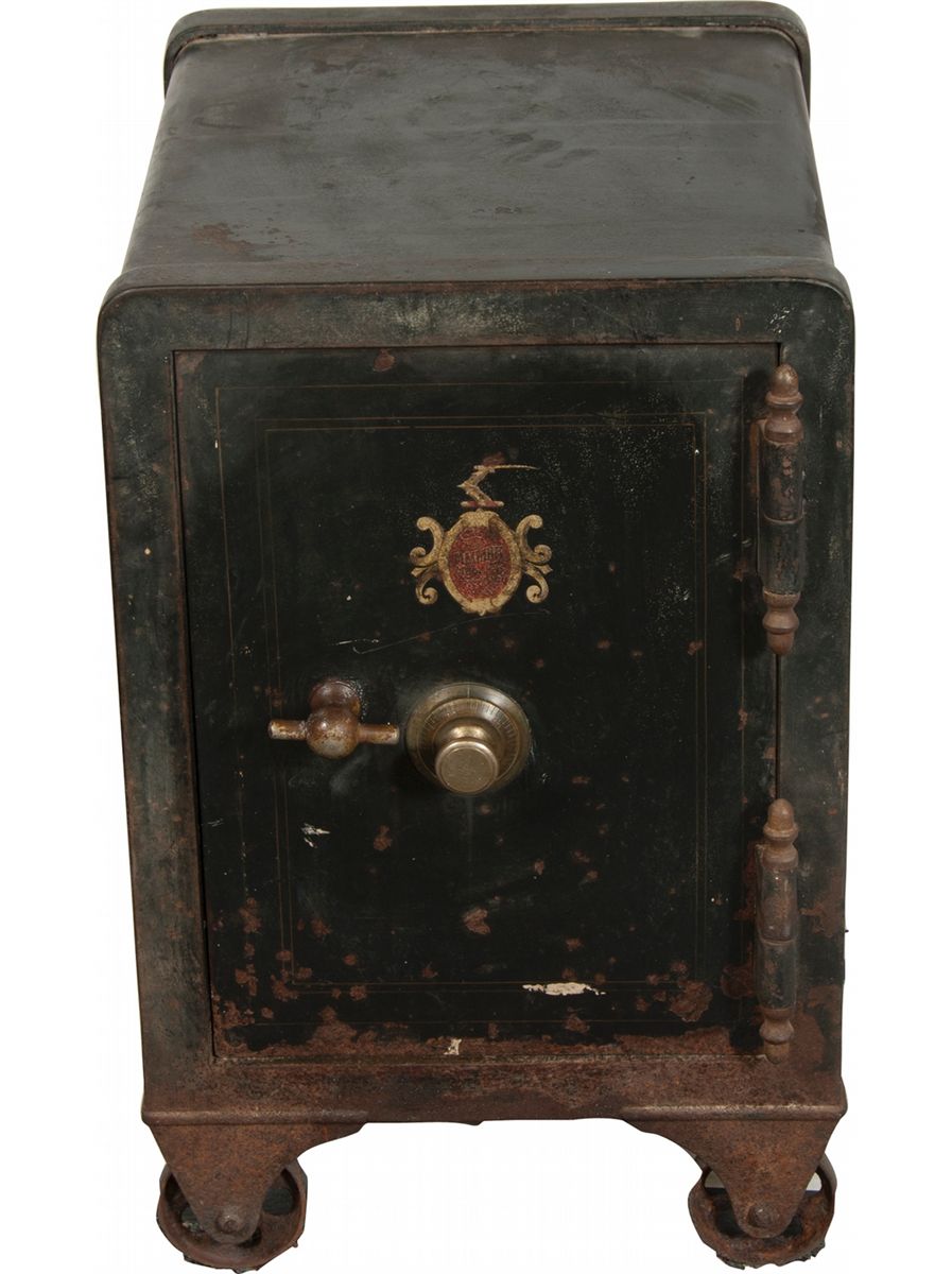 Early The Meilink MFG. Co. CastIron Safe On Wheels