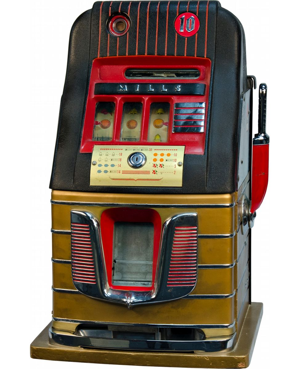 10 Cent Mills Novelty HiTop Slot Machine c1940