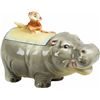 Image 1 : Brush Pottery Laughing Hippo Ceramic Cookie Jar