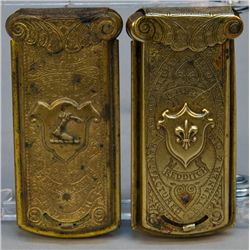 Lot of 2 Needle Cases
