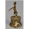 Image 1 : Figural Brass English Bobby on Stand Tape Measure
