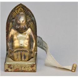 c1850 Victorian  Tape Measure LUCKY Billiken  Figural