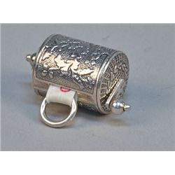 Antique Sterling Silver Tape Measure, c1900s