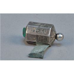 Antique Sterling Silver Georgian Tape Measure, c1820