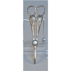 Heavy Sterling Silver Scissors w/ monogram