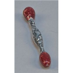 Sterling Removable Marroon Wood Ends