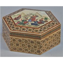 Six Sided Japanese Trinket Box