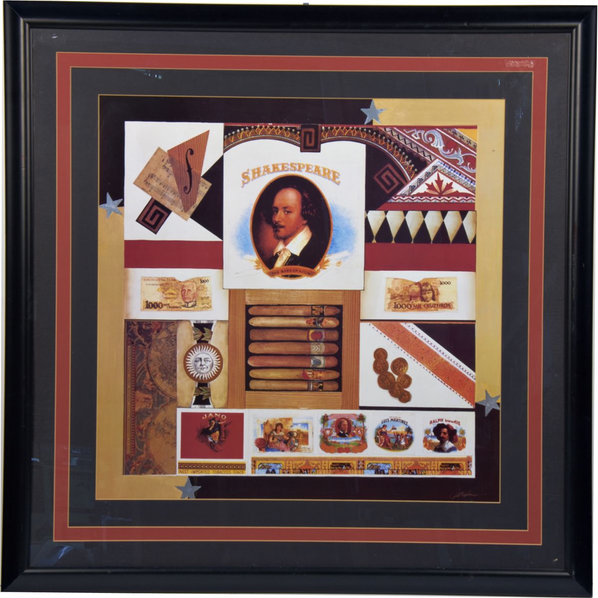 Shakespeare Art Print in Frame
