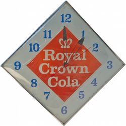 Royal Crown Cola Wall Mount Light-Up Advertisement Cloc