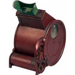 Coin-Op Red Cast-Iron Countertop Whiting's Sculptoscope