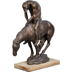 "The End Of The Trail" James Earle Fraser Sculpture On