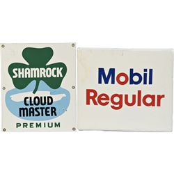 Lot Of 2 Porcelain Signs: