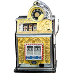 5 Cent Watling Rol-A-Top "Coin Front" Twin Jackpot Slot