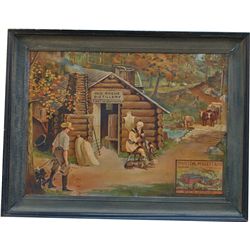 Thixton, Millet & Co. "Old Boone Distillery" Tin Litho