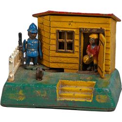 Early Cast-Iron Black Americana Uncle Remus Mechanical