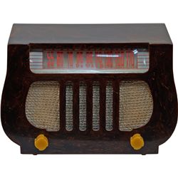 DeWald Model A 501 Harp Electric Tabletop Catalin Radio
