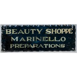 Beauty Shoppe Marinello Preparations Scalloped Glass Si