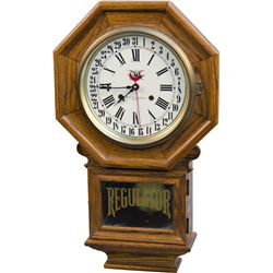 Hc Clockmakers Wall Mount Wood Regulator Clock
