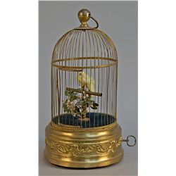 Wind-Up Singing Bird in A Cage Automaton