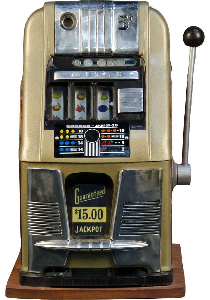 5 Cent Mills Industries Hightop Escalator Bell Slot Mac